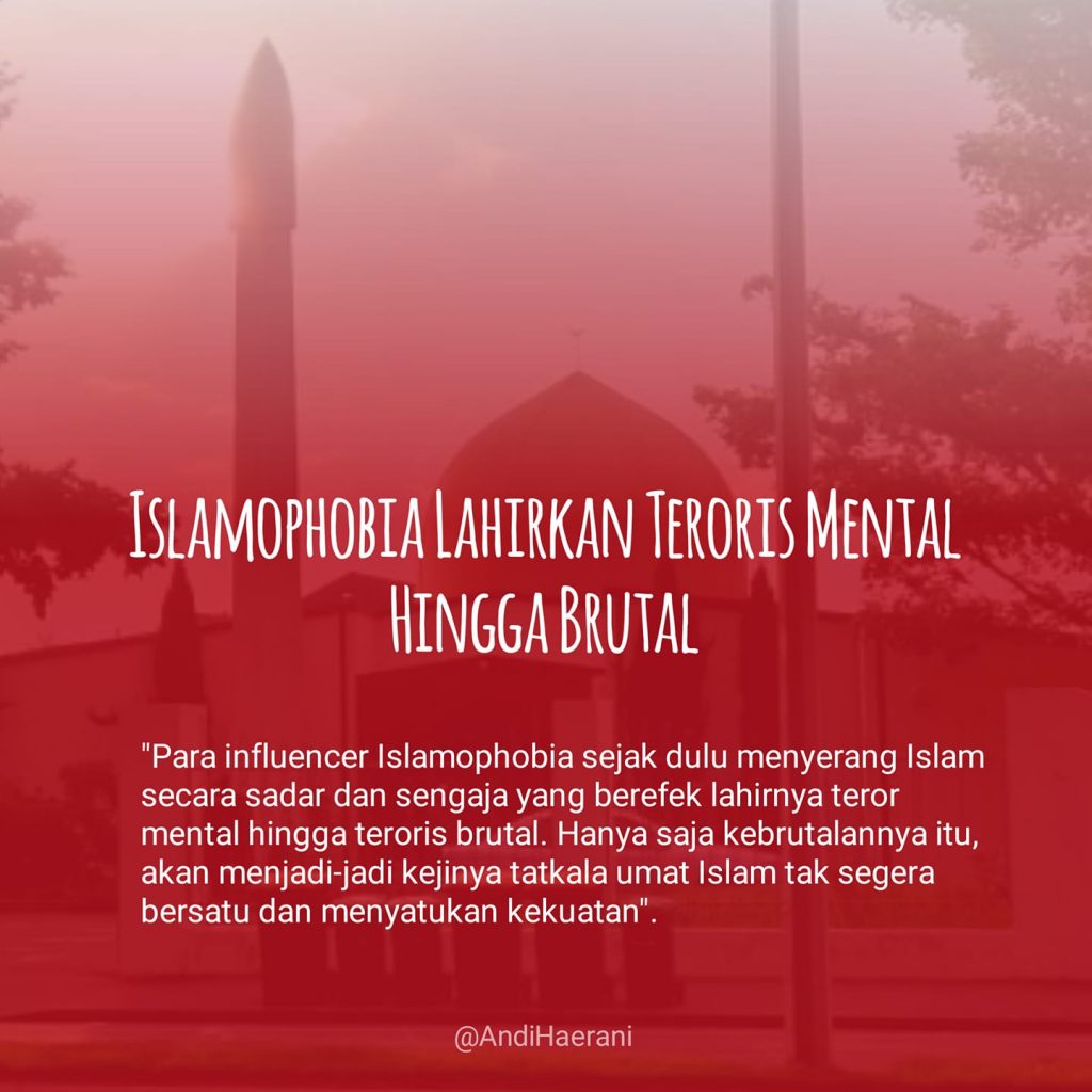 Islamophobia Lahirkan Teroris Mental