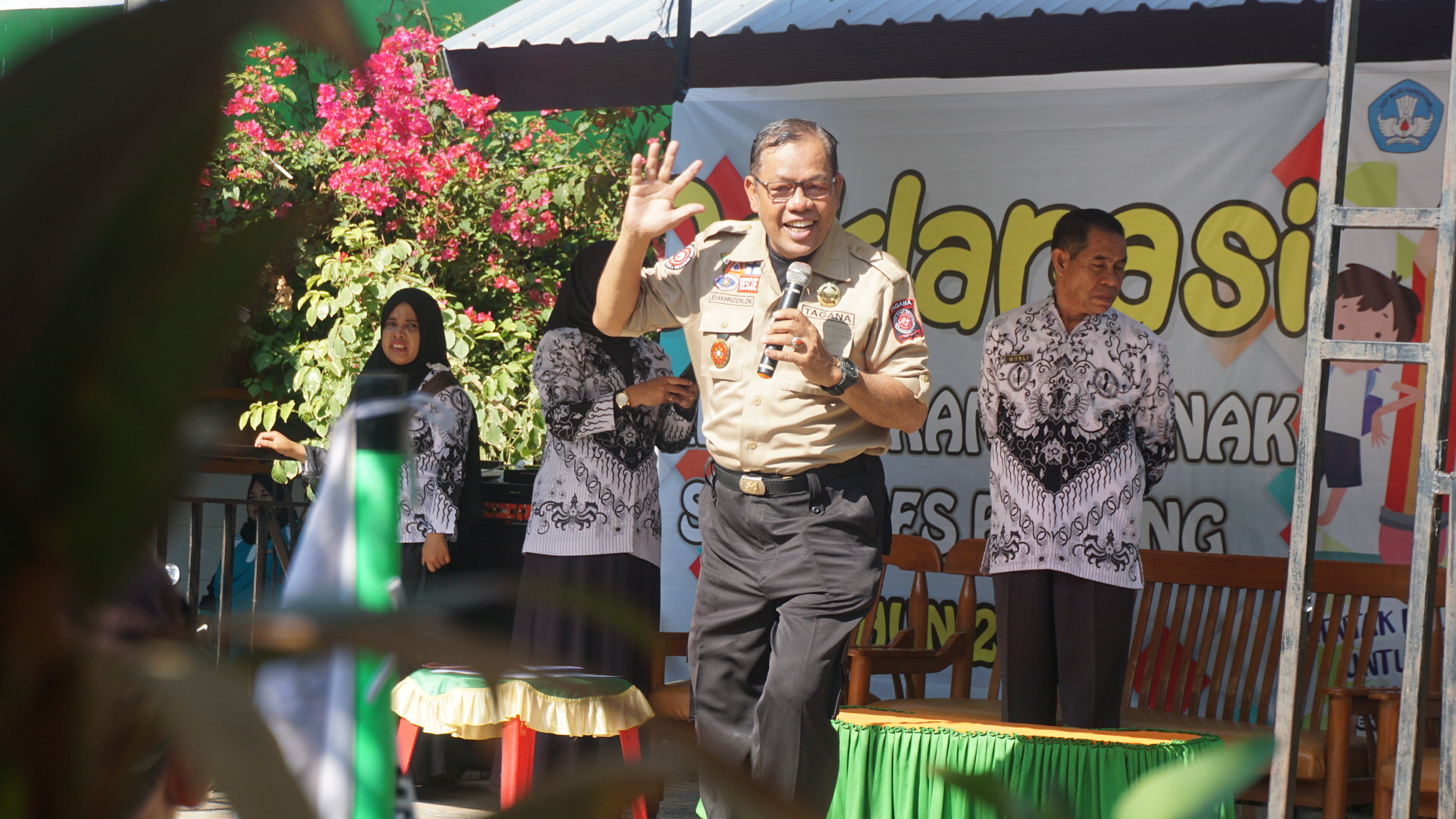 Tagana Masuk Sekolah