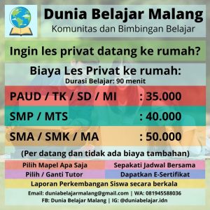 Biaya Les Privat