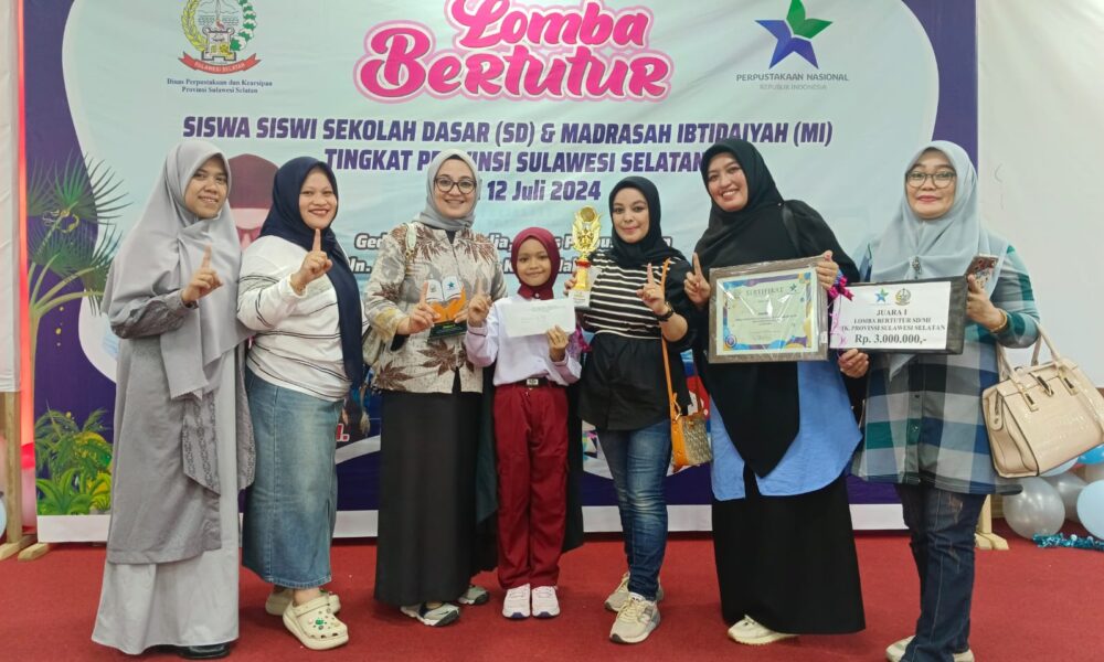 Afrah Naila Arkana Juara 1 Lomba Bertutur