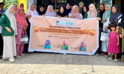 Foto ; Ketua PKK desa paddingin, Ibu Sadaria,S.P menyampaikan ucapan terima kasih yang sebesar-besarnya atas kunjungan dan pelatihan yang diberikan oleh Tim PKM dari Universitas Muslim Indonesia