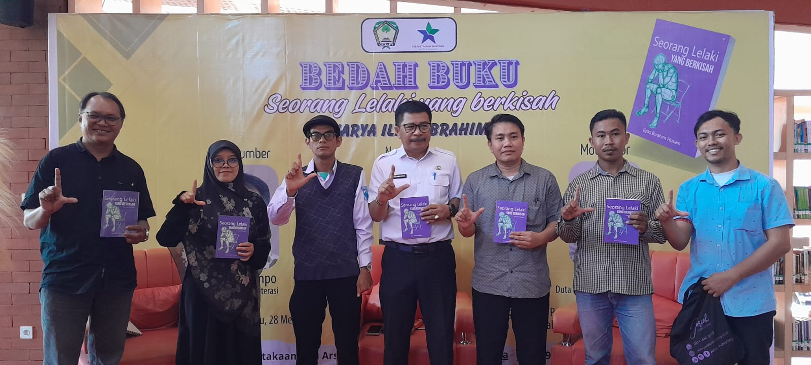 bedah buku lelaki yang berkisah