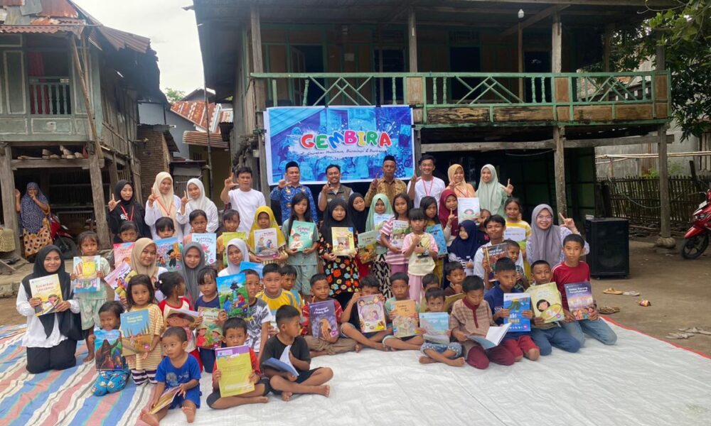 Giat Literasi di mandalle bersama relima Gowa