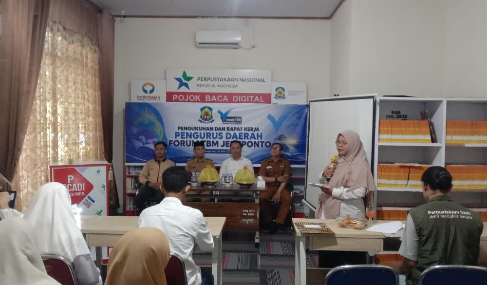 Pelantikan Forum TBM Jeneponto