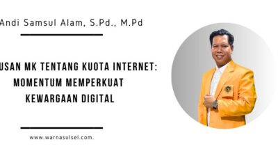 Opini Andi Samsul Alam, S.Pd., M.Pd