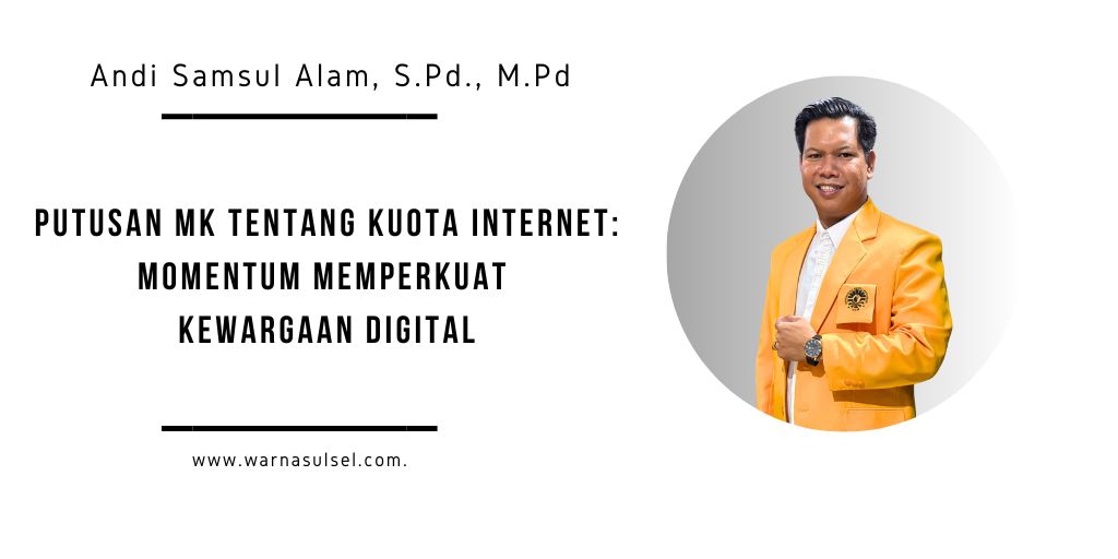 Opini Andi Samsul Alam, S.Pd., M.Pd